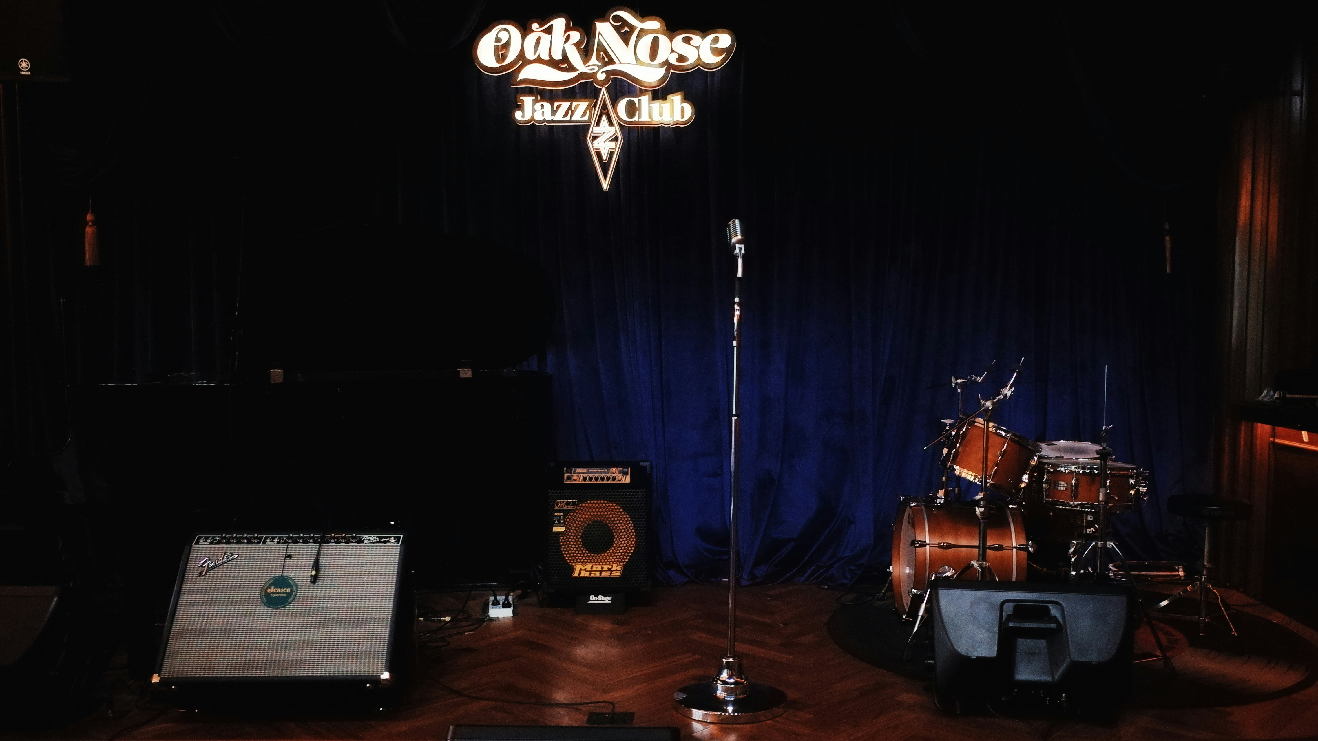 music band performing on stage