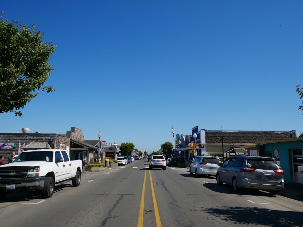 cars parked on parking lot during daytime