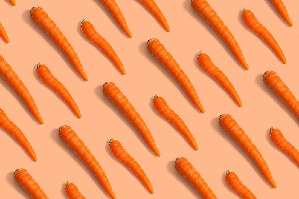 orange carrot on white surface