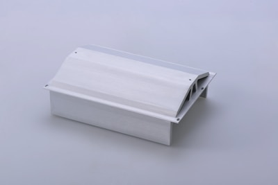 Custom-fabricated metal enclosure showcasing sharp edges and flawless finish.