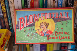 the big one book on brown wooden shelf