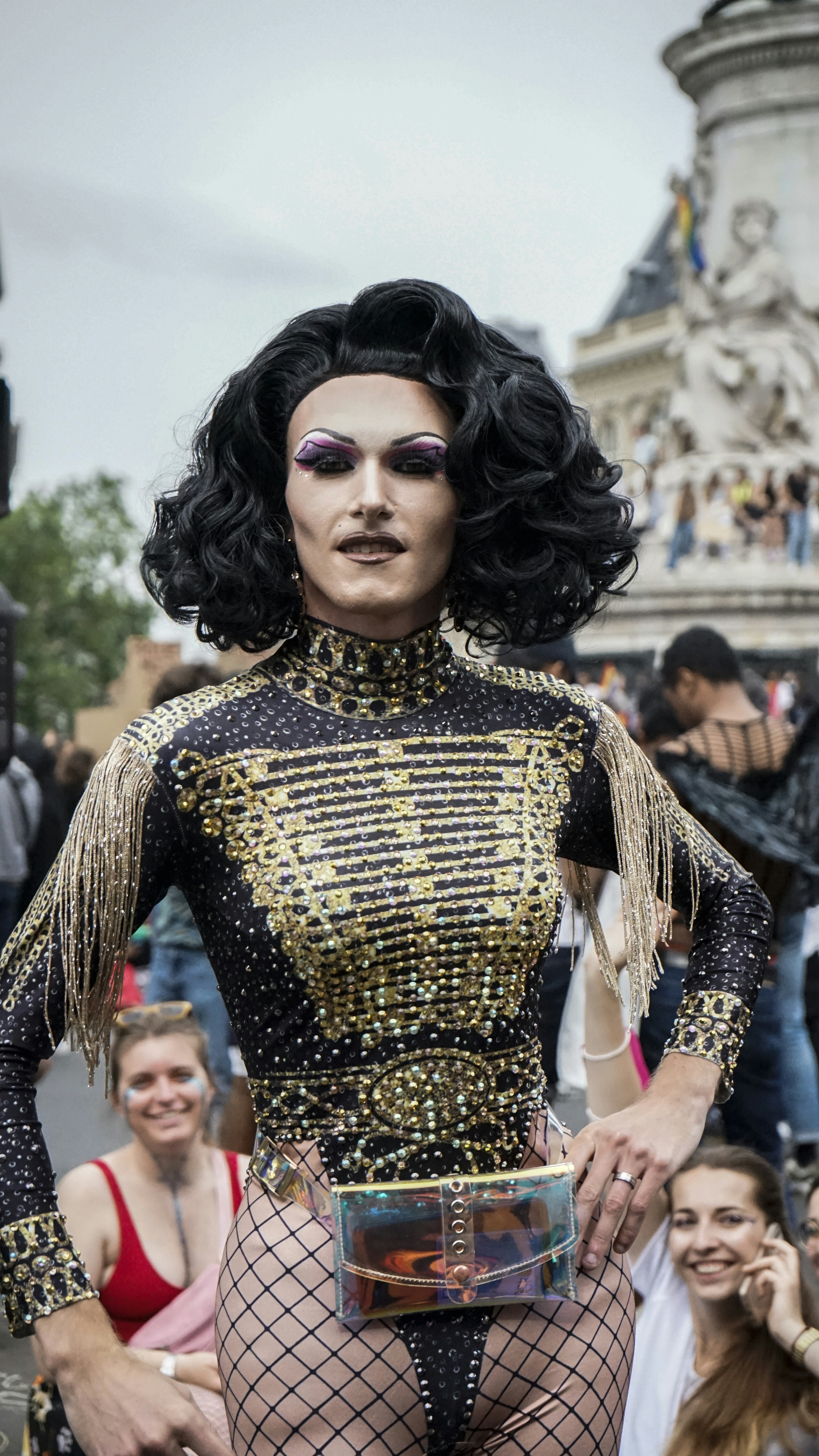 Around 30,000 people participated for the Gay Pride march organized by the Inter-LGBT on 26 June 2021. The gay pride march started in the suburbs, in Pantin (Seine-Saint-Denis) for the first time since 1977. In a festive atmosphere, without mask or social distancing, thousands of young people have tasted a semblance of life before, despite a gloomy weather, Paris, France.