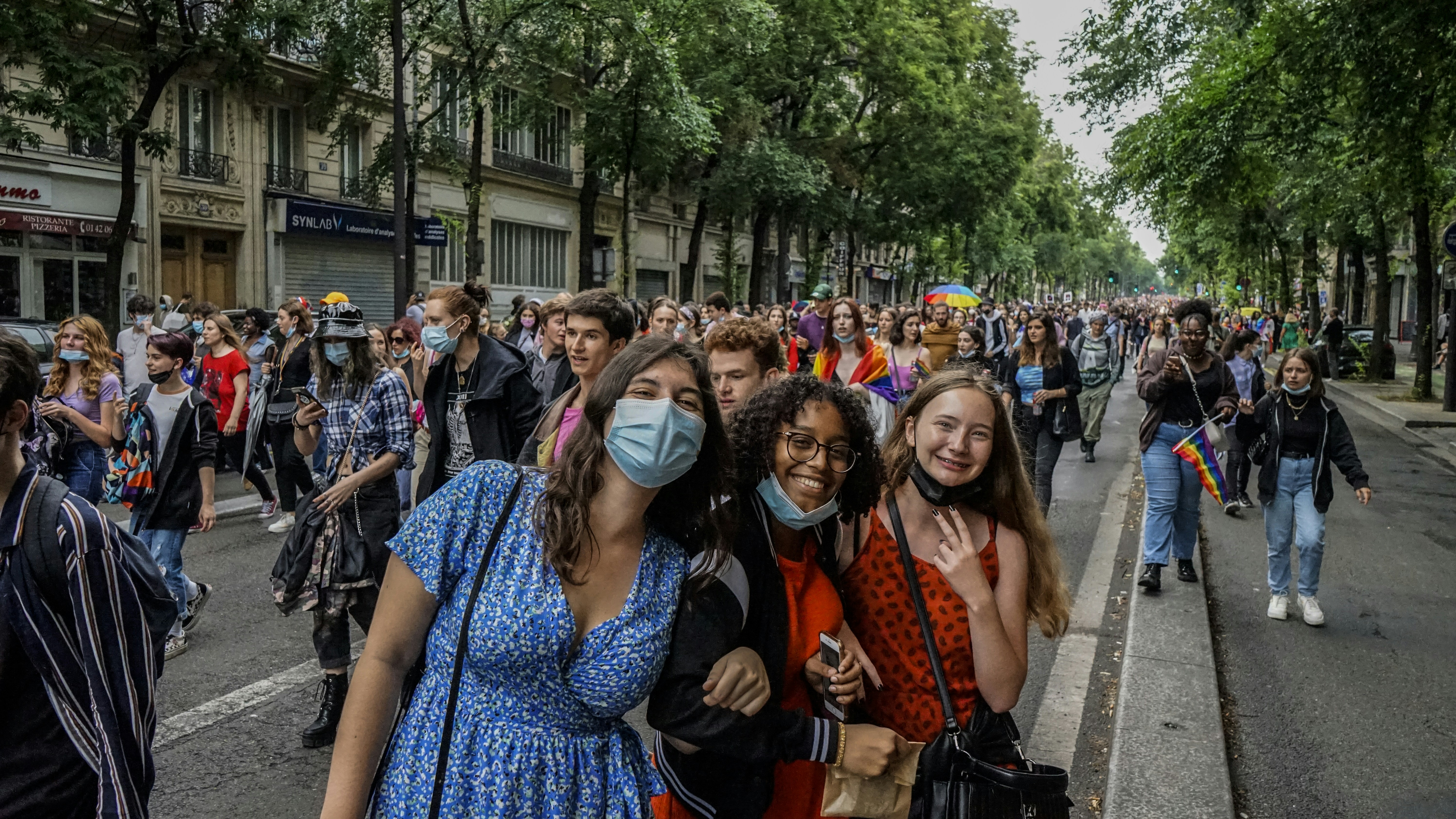 people standing on sidewalk during daytime