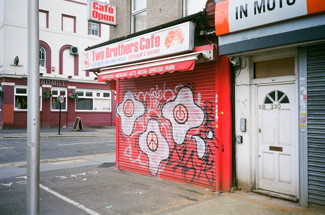 red and white coca cola store