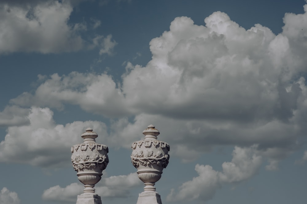 white clouds and blue sky