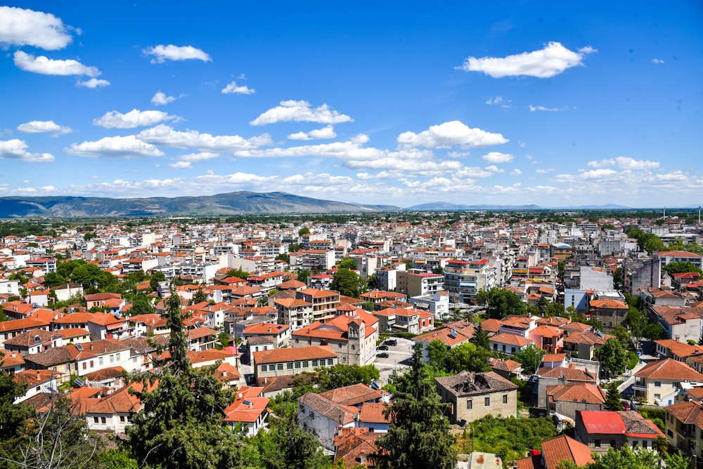 aerial view of city buildings during daytime