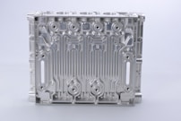 silver and blue steel tool