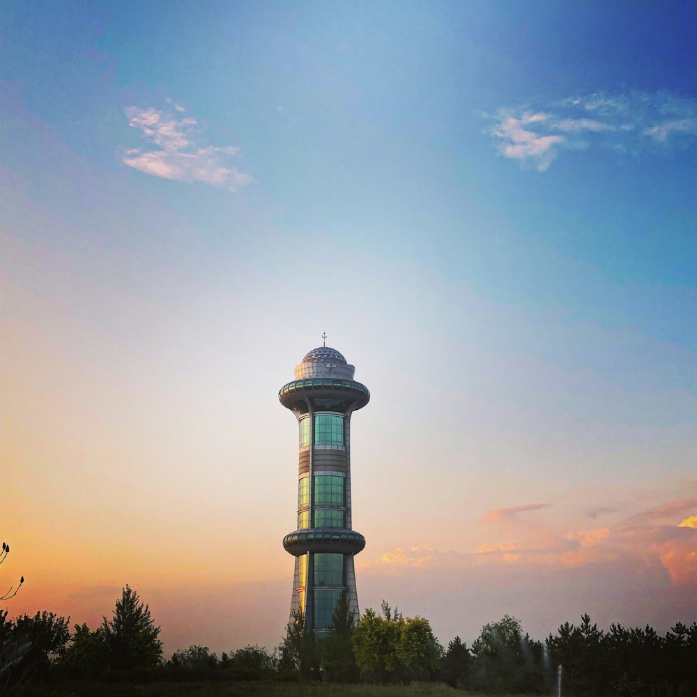 white and black tower under blue sky during daytime