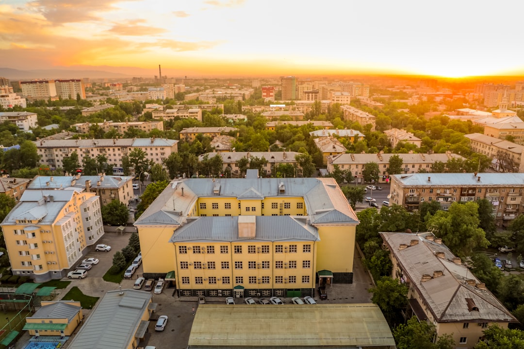 aerial view of city during daytime