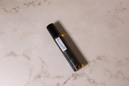 black and gold spray bottle