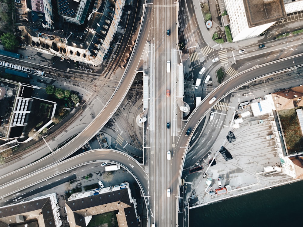 aerial view of city buildings during daytime