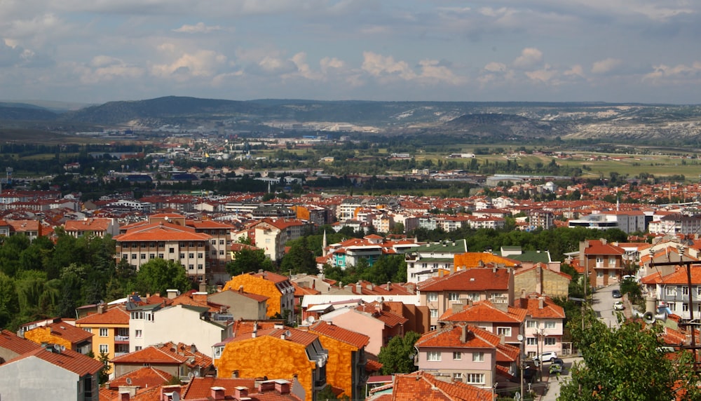 aerial view of city during daytime