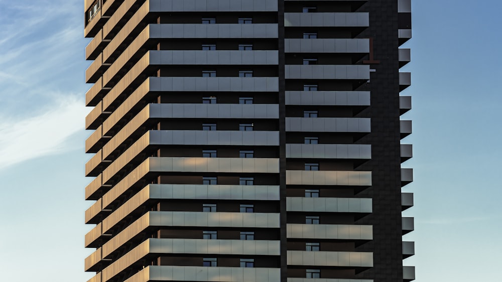 brown and black concrete building