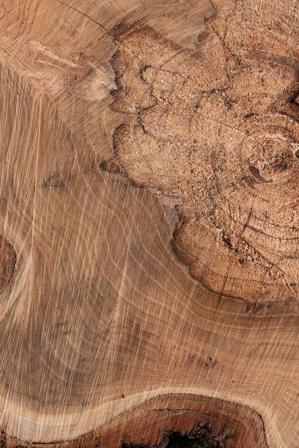 brown wooden surface with hole