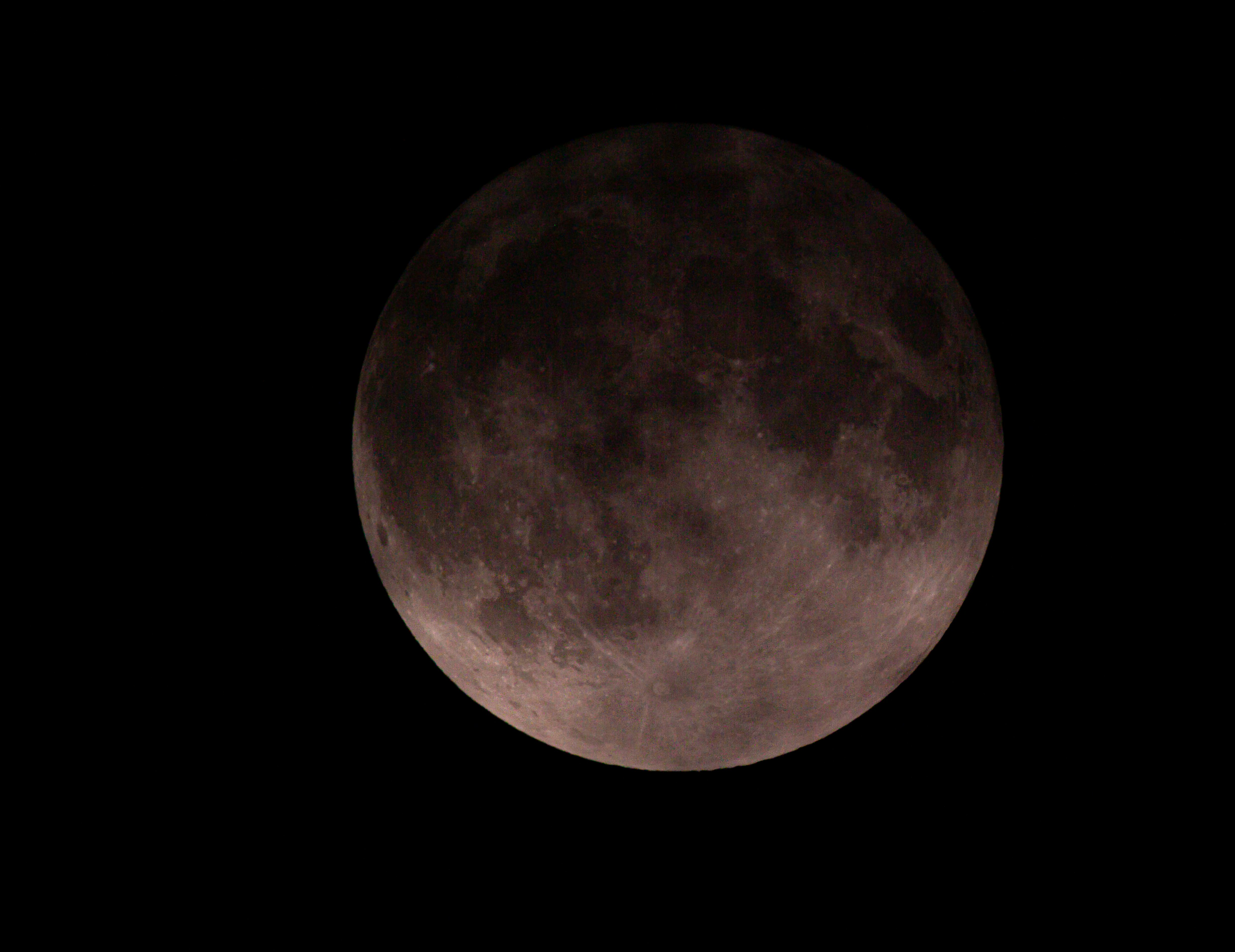 full moon in dark night sky