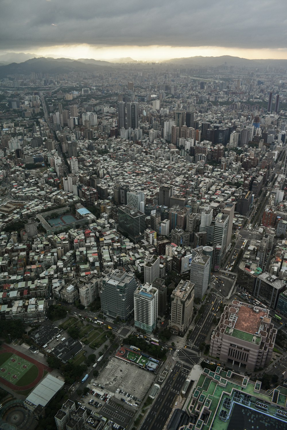 aerial view of city buildings during daytime