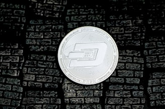 round white and black logo