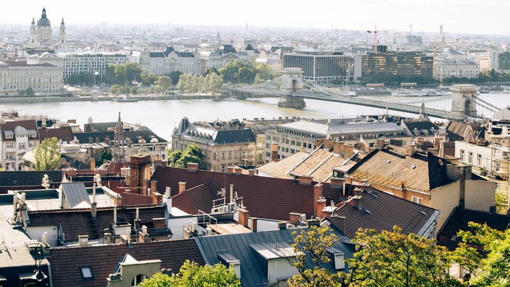 aerial view of city buildings during daytime