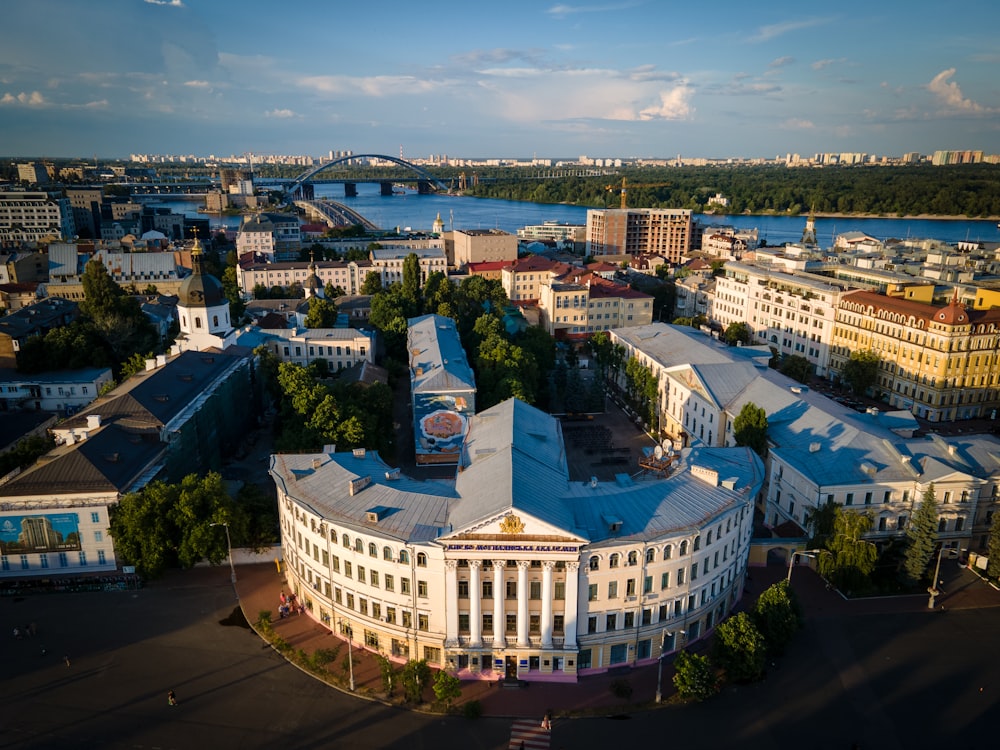 aerial view of city buildings during daytime