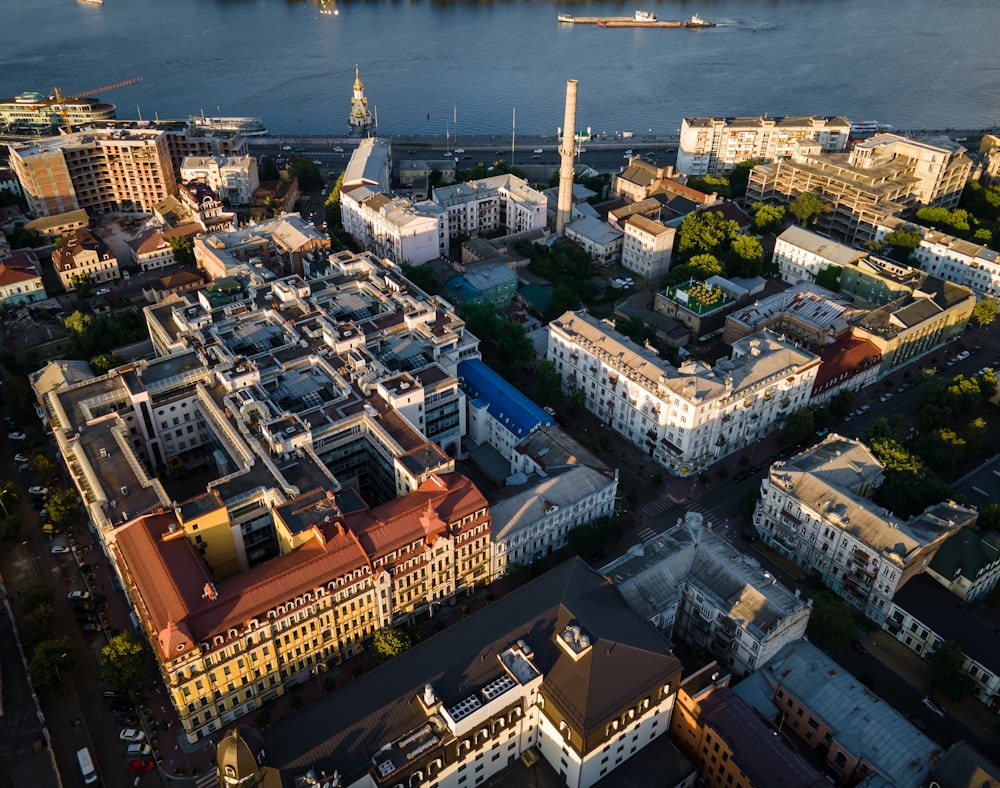 aerial view of city buildings during daytime