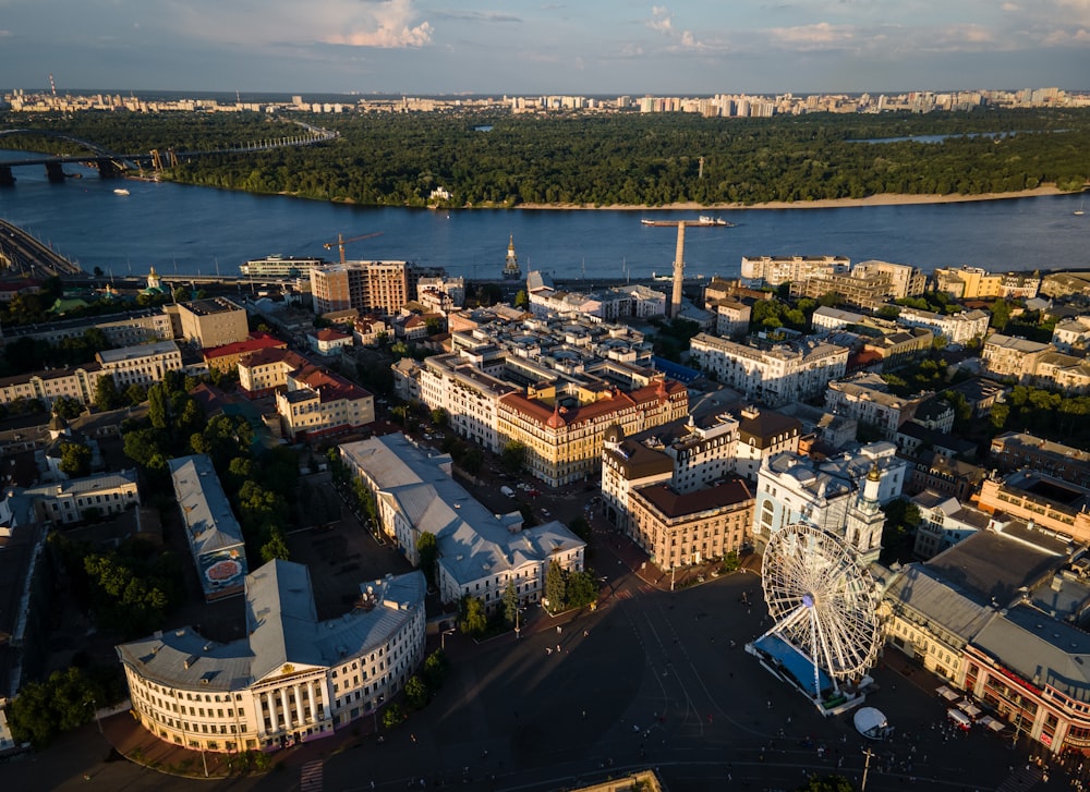 aerial view of city buildings during daytime