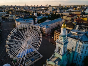 aerial view of city buildings during daytime