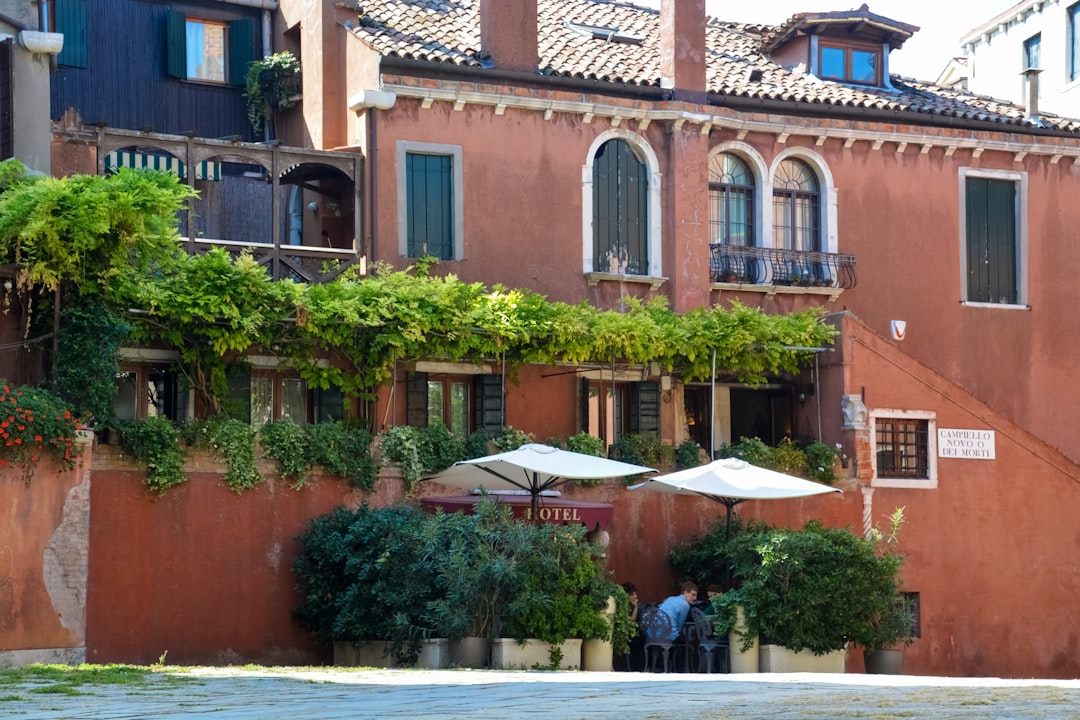 green trees beside brown concrete building during daytime