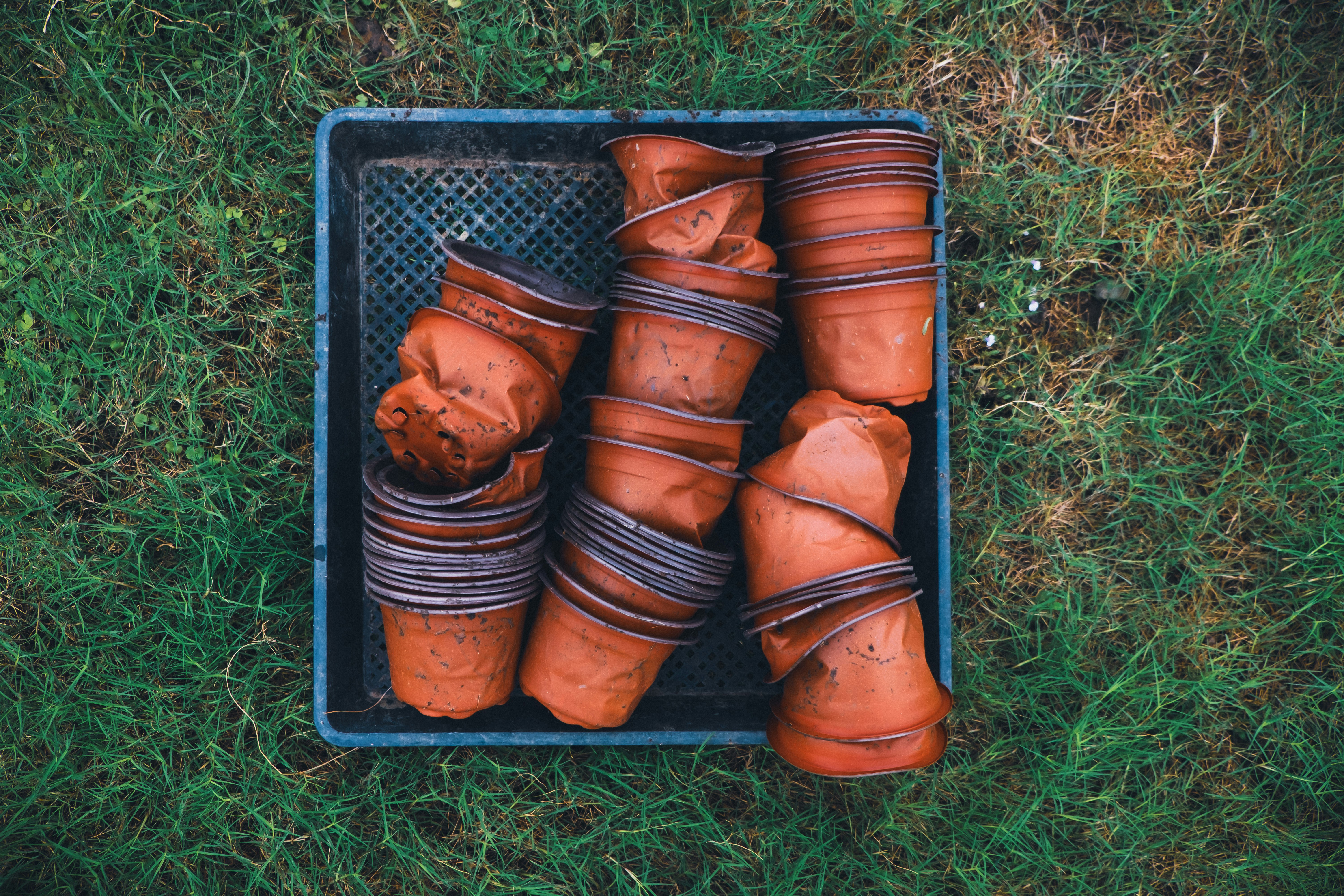 brown leather boots on green grass
