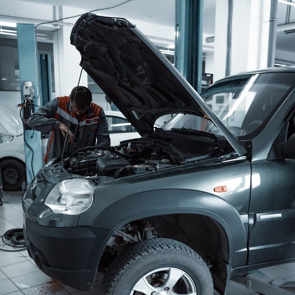 Leer reparatie auto