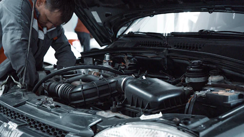 Senior mechanic team