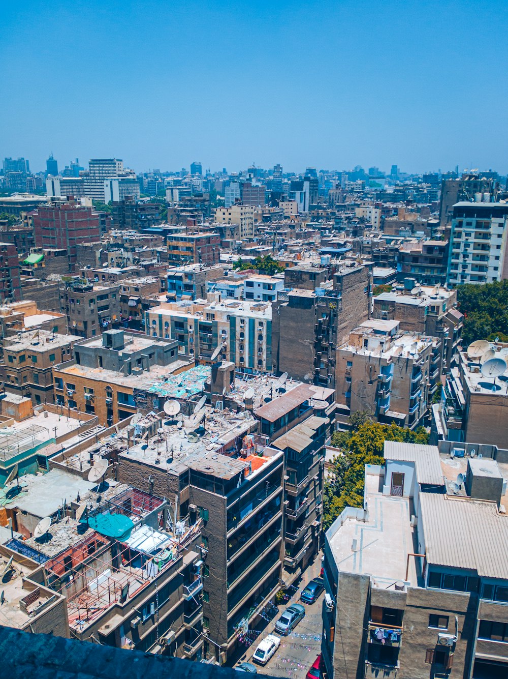 aerial view of city buildings during daytime