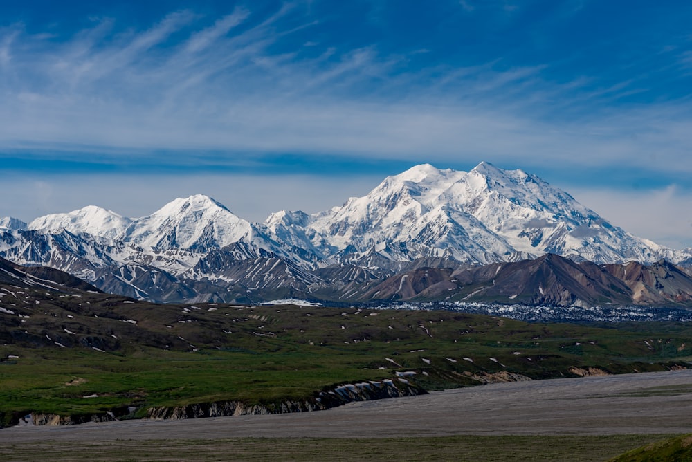 snow covered mountain under blue sky during daytime