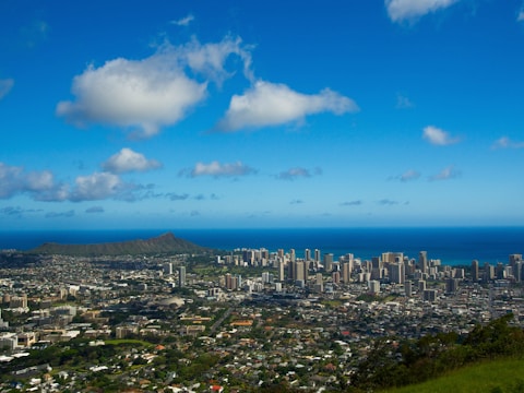 Sunset view of Honolulu skyline highlighting investment opportunities.