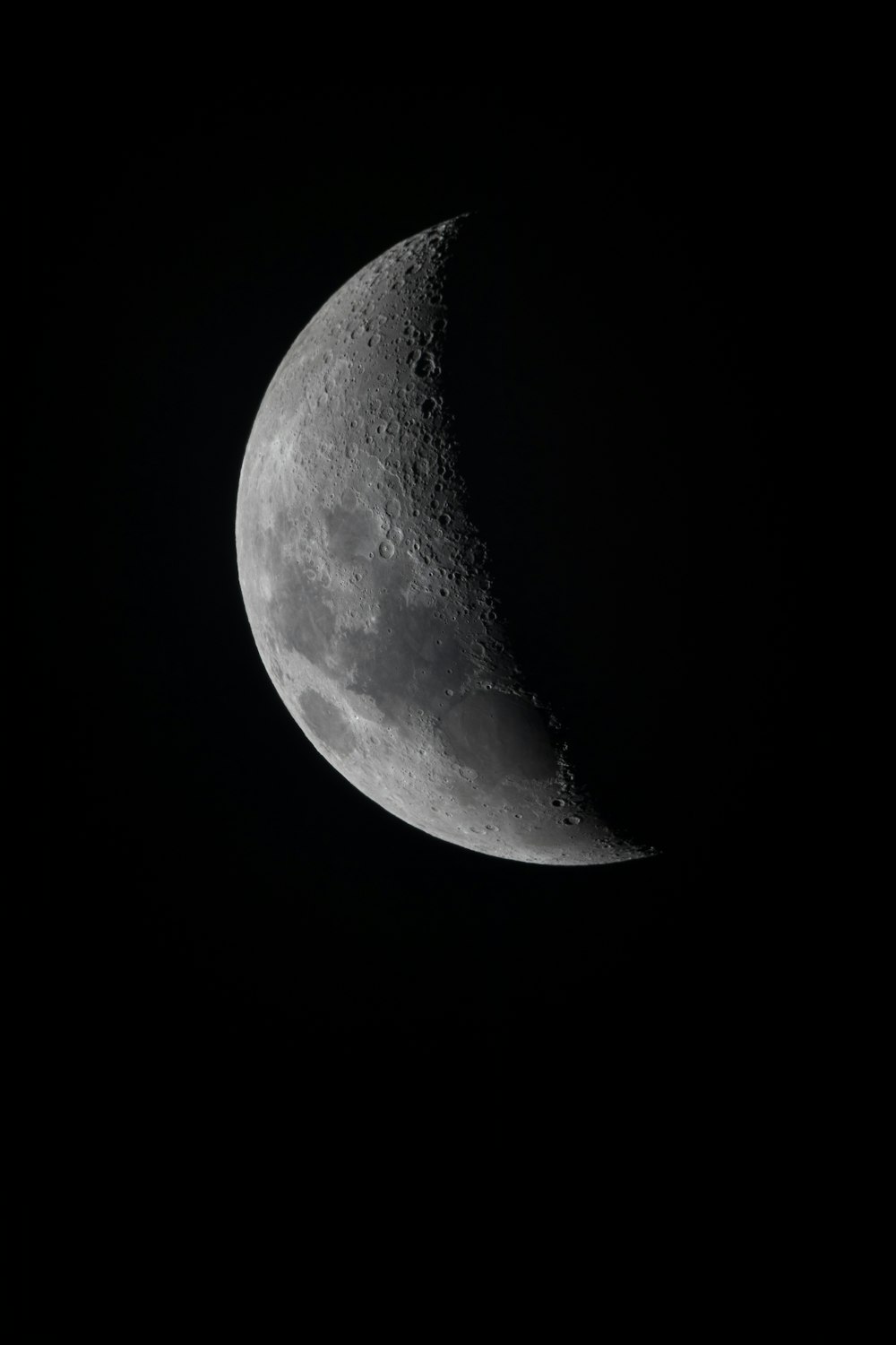 full moon in dark night sky