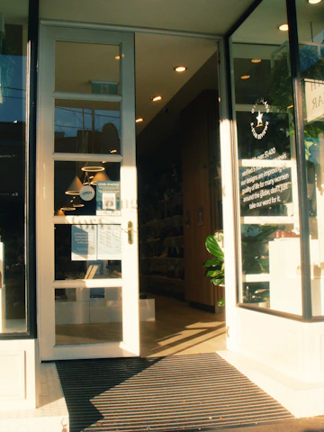 The storefront of donlevy distributors with a welcoming entrance and company sign.