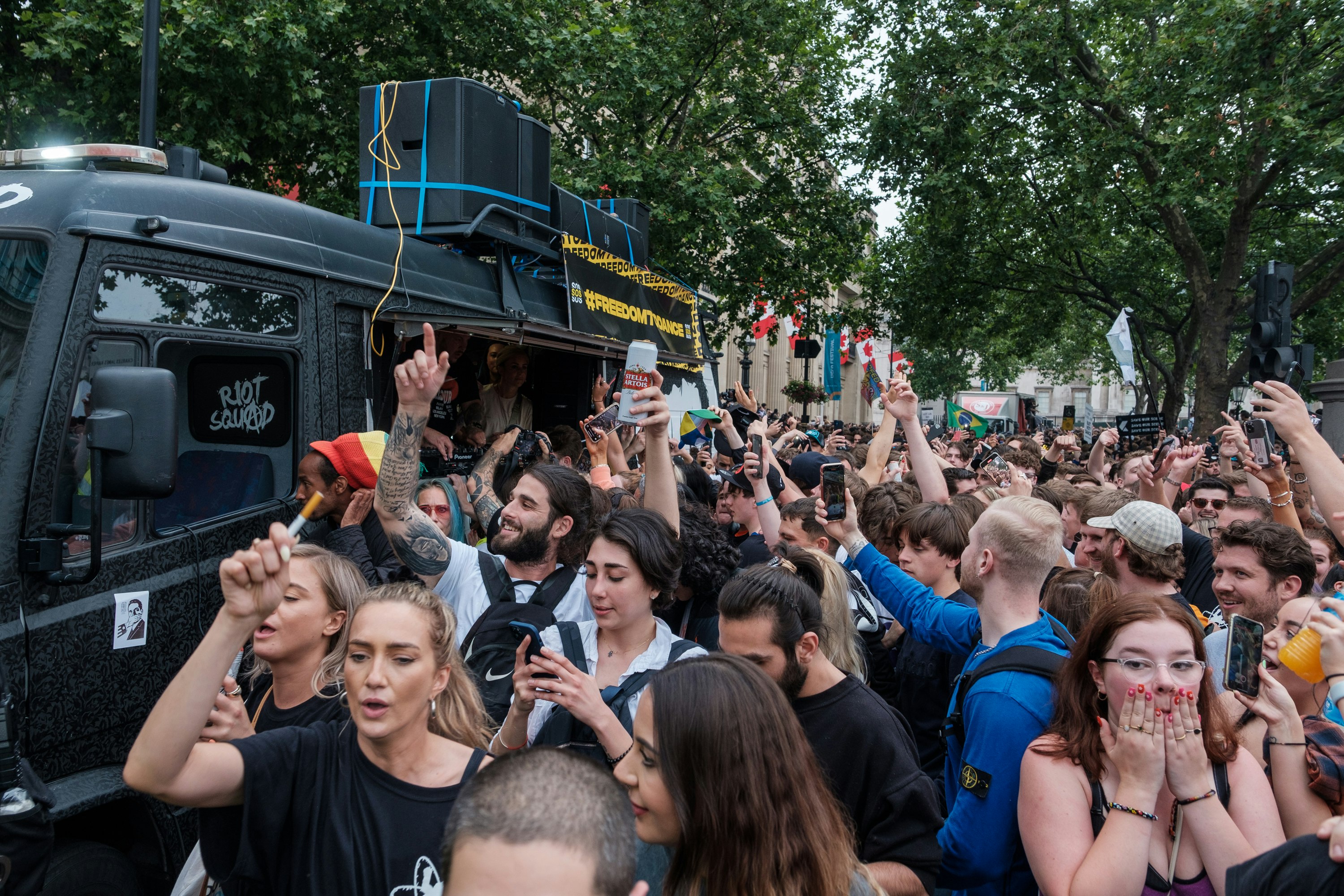 people gathering on street during daytime