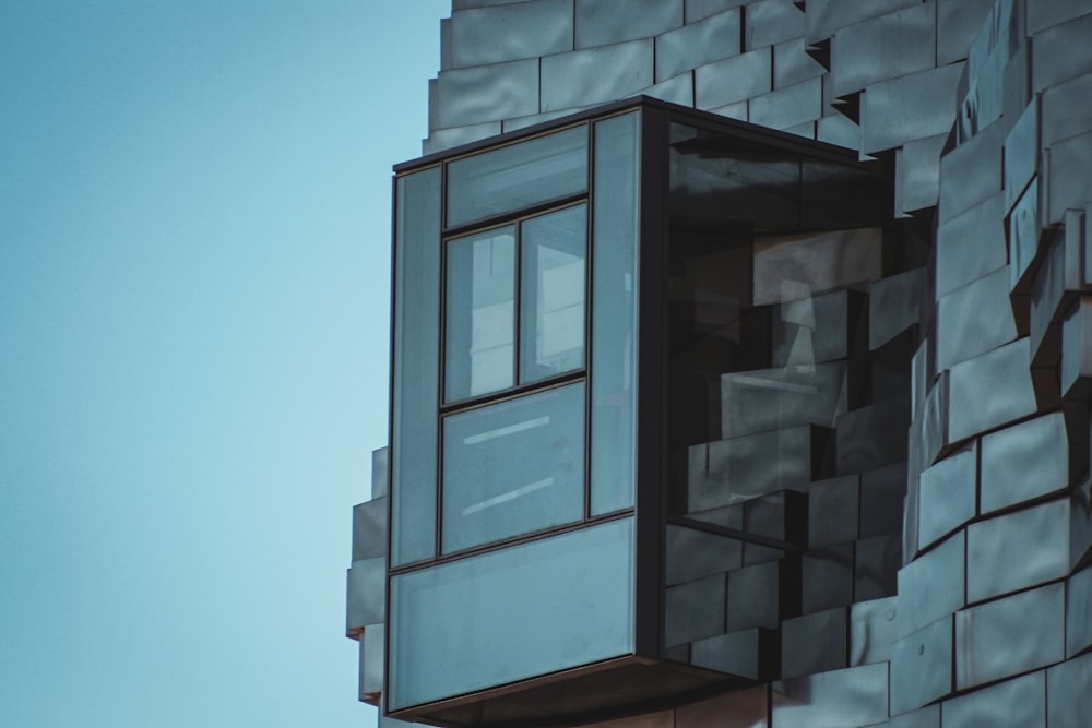 black and white concrete building