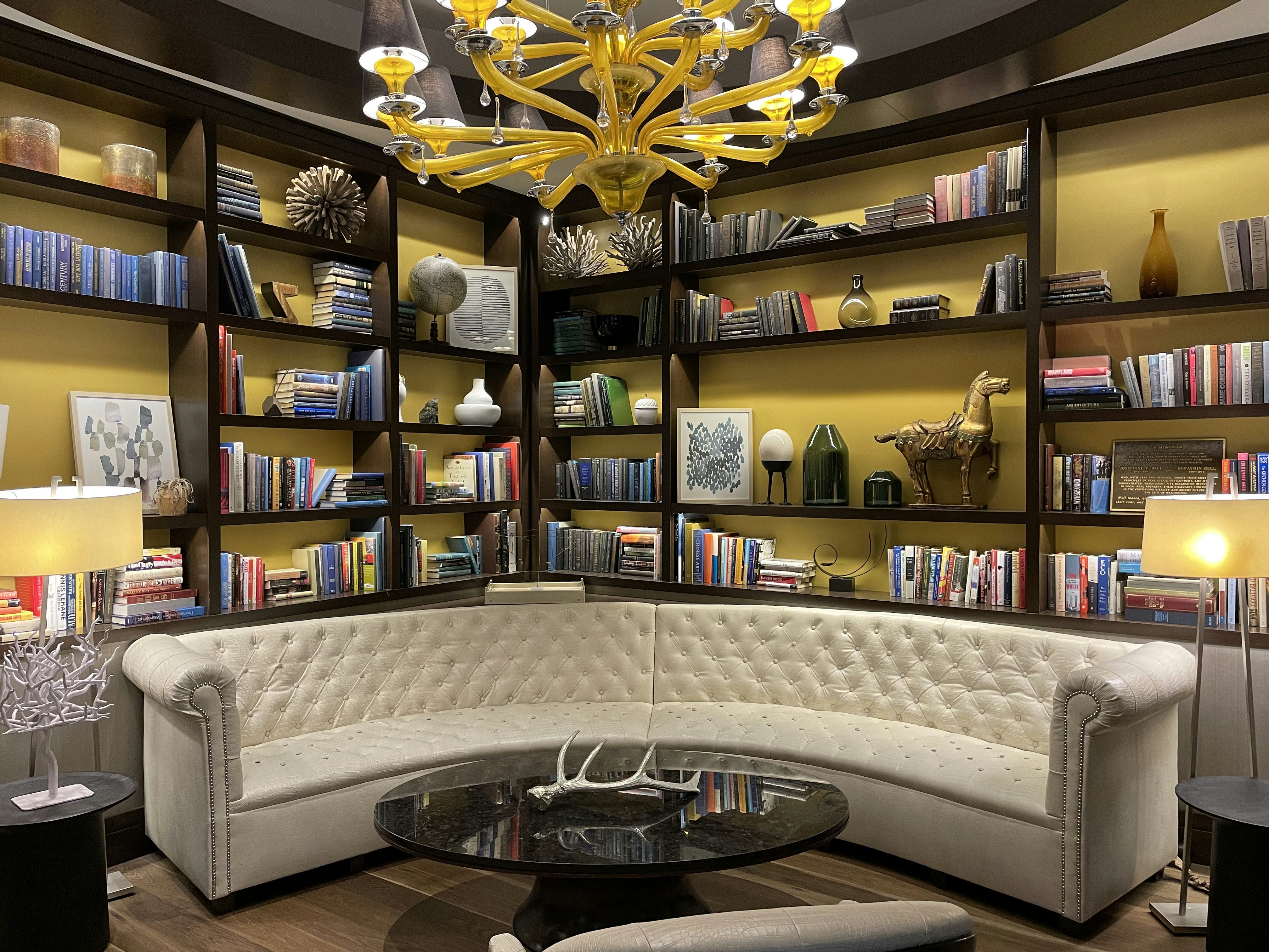 Cozy corner workspace