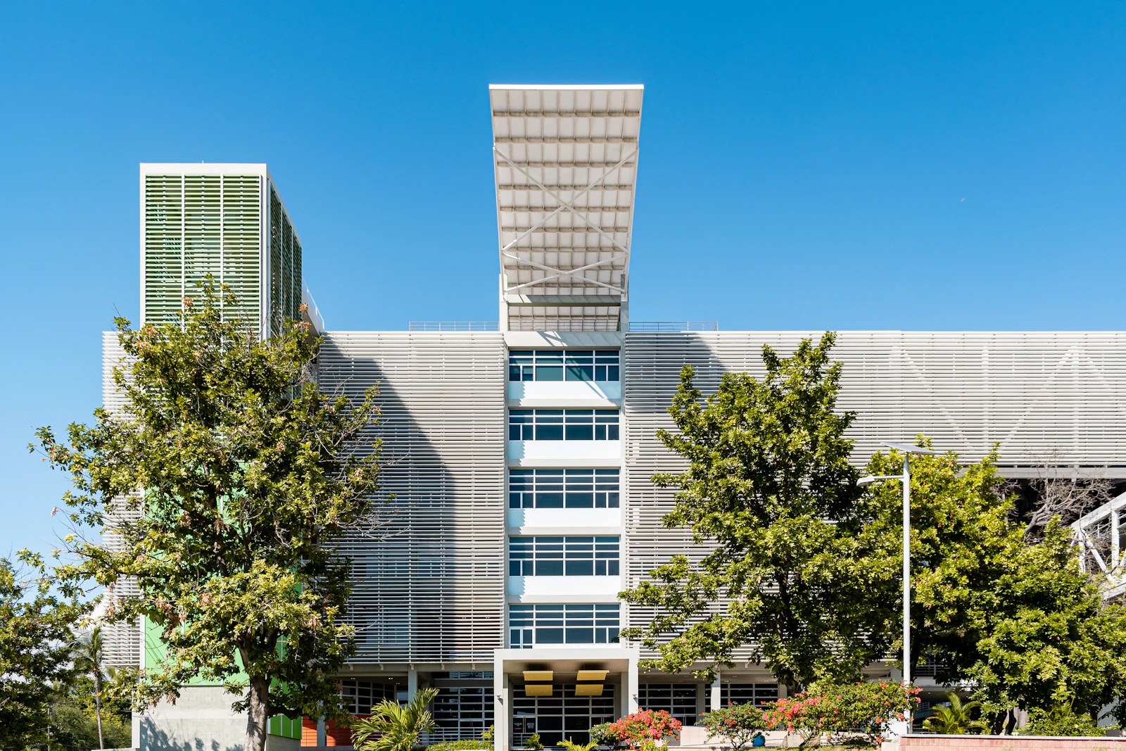 Tropical contemporary Medical Sciences Complex at the University of the West Indies Mona campus in Kingston, Jamaica