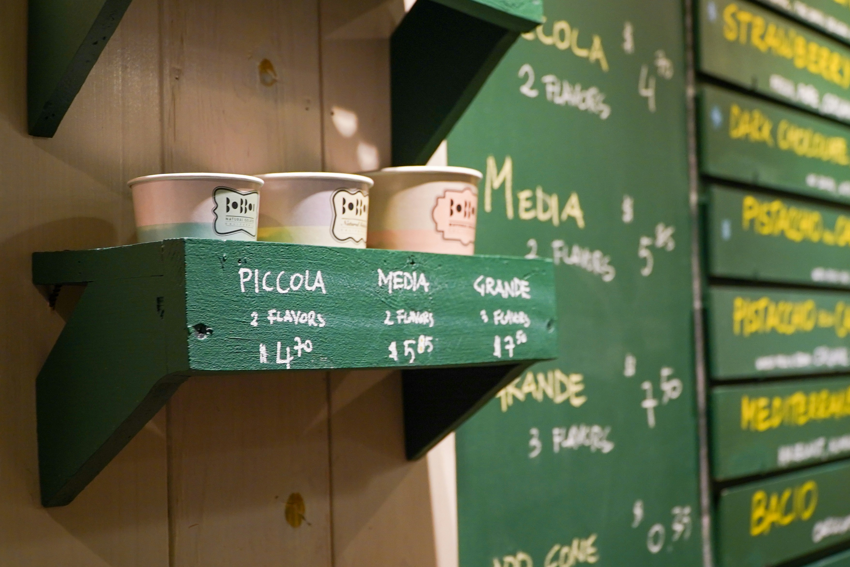 pricing at bobboi natural gelator in la jolla, california