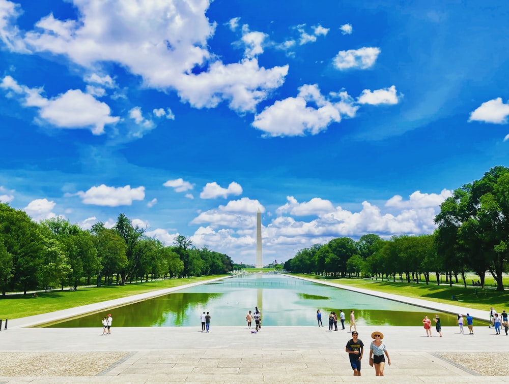 people walking on park during daytime