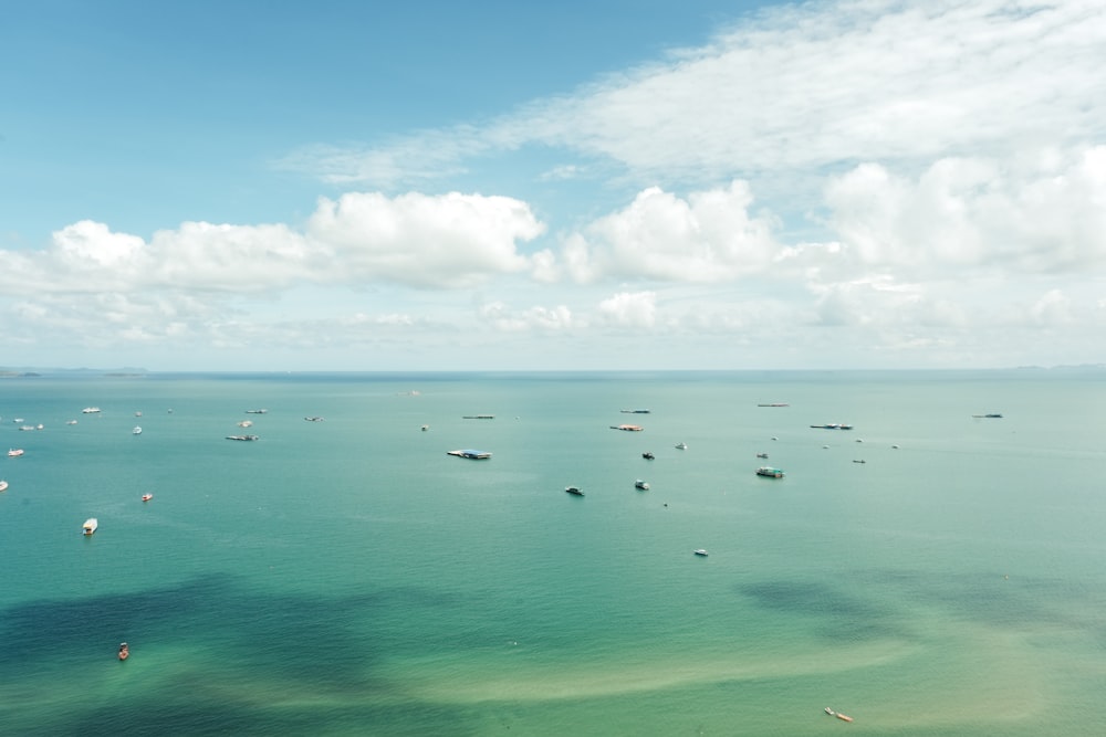 white boats on sea under blue sky during daytime