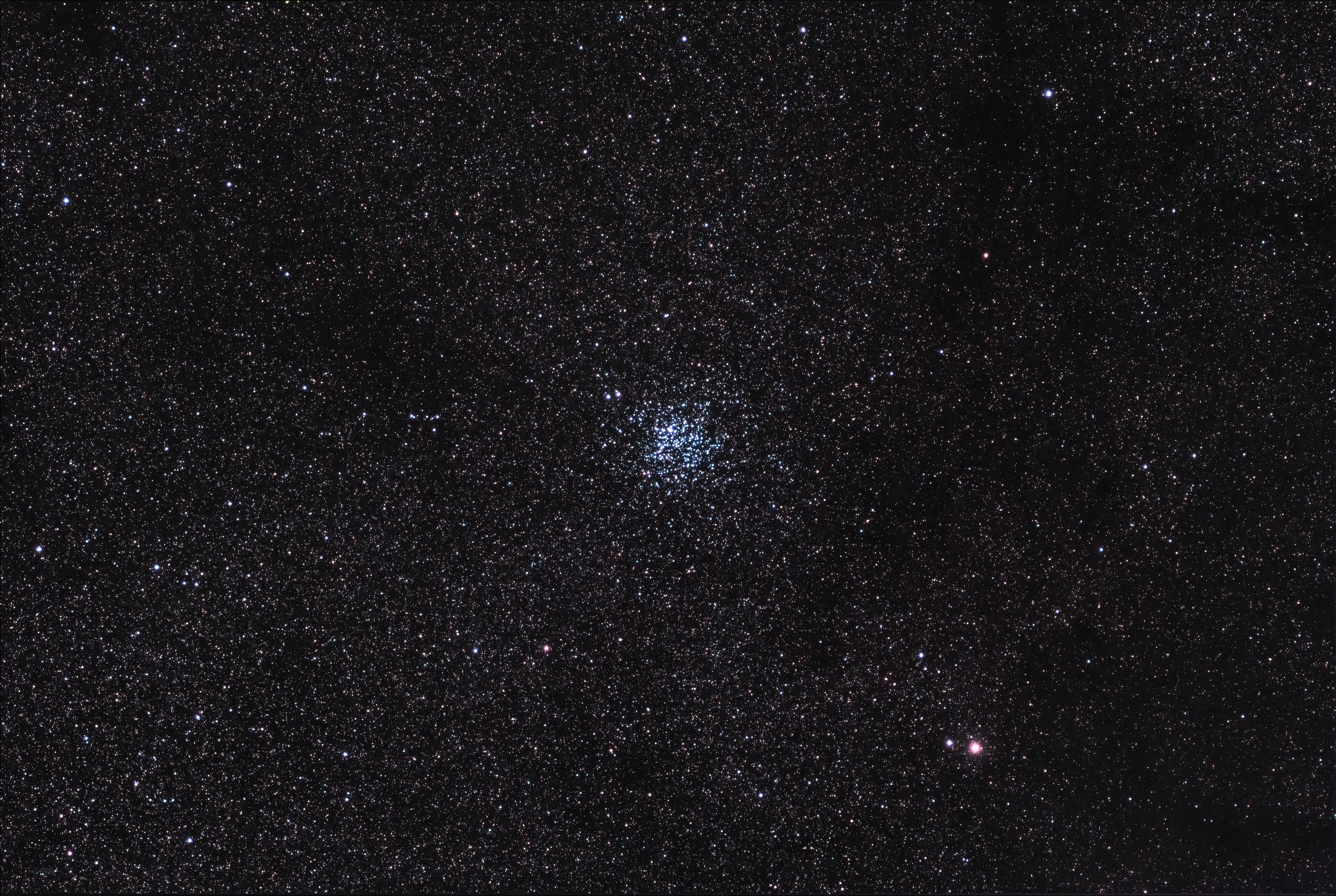 밤 시간 하늘의 별