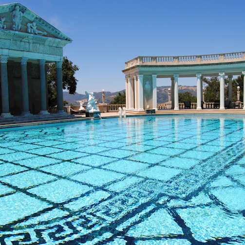 people in swimming pool during daytime