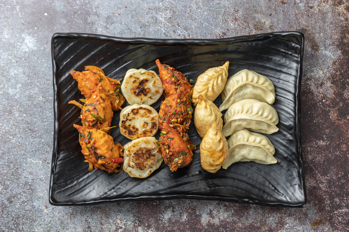 Steamed momos