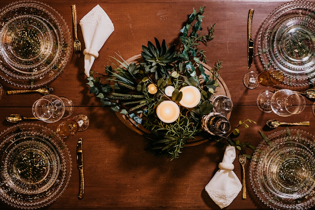 gold and silver baubles on green wreath