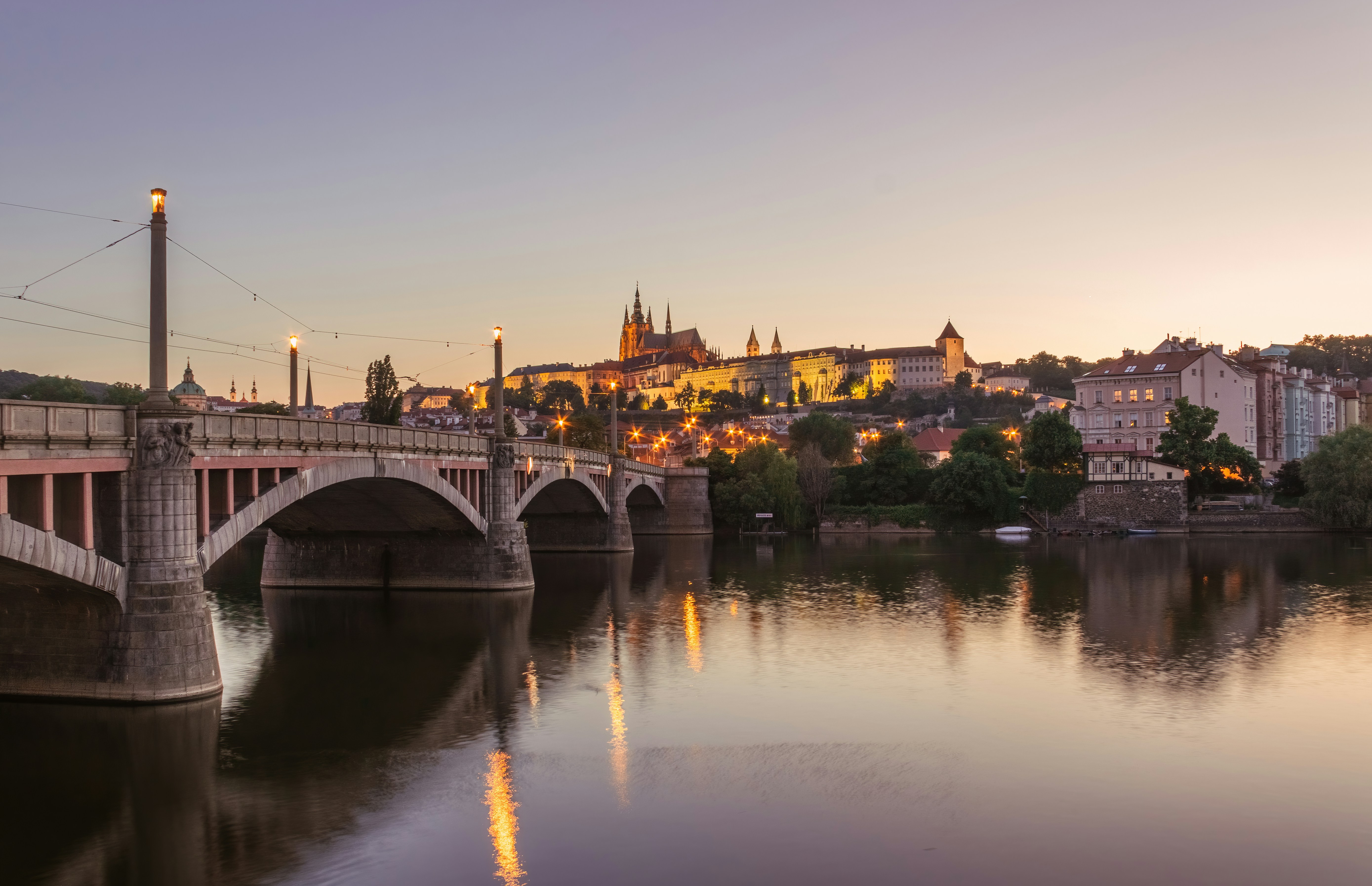 white bridge over river during daytime