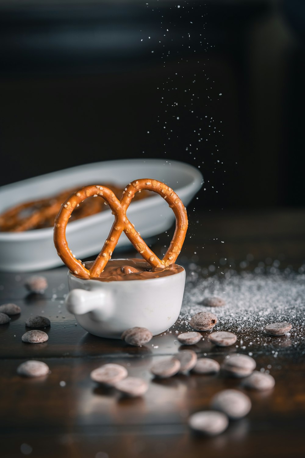 brown bread on white ceramic bowl