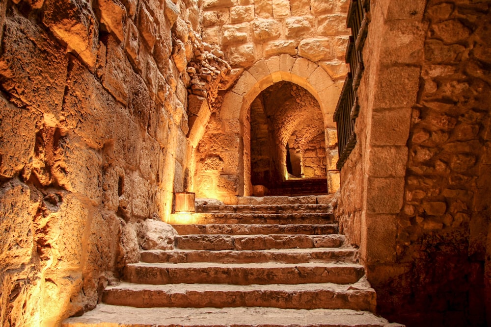 brown concrete stairs during daytime