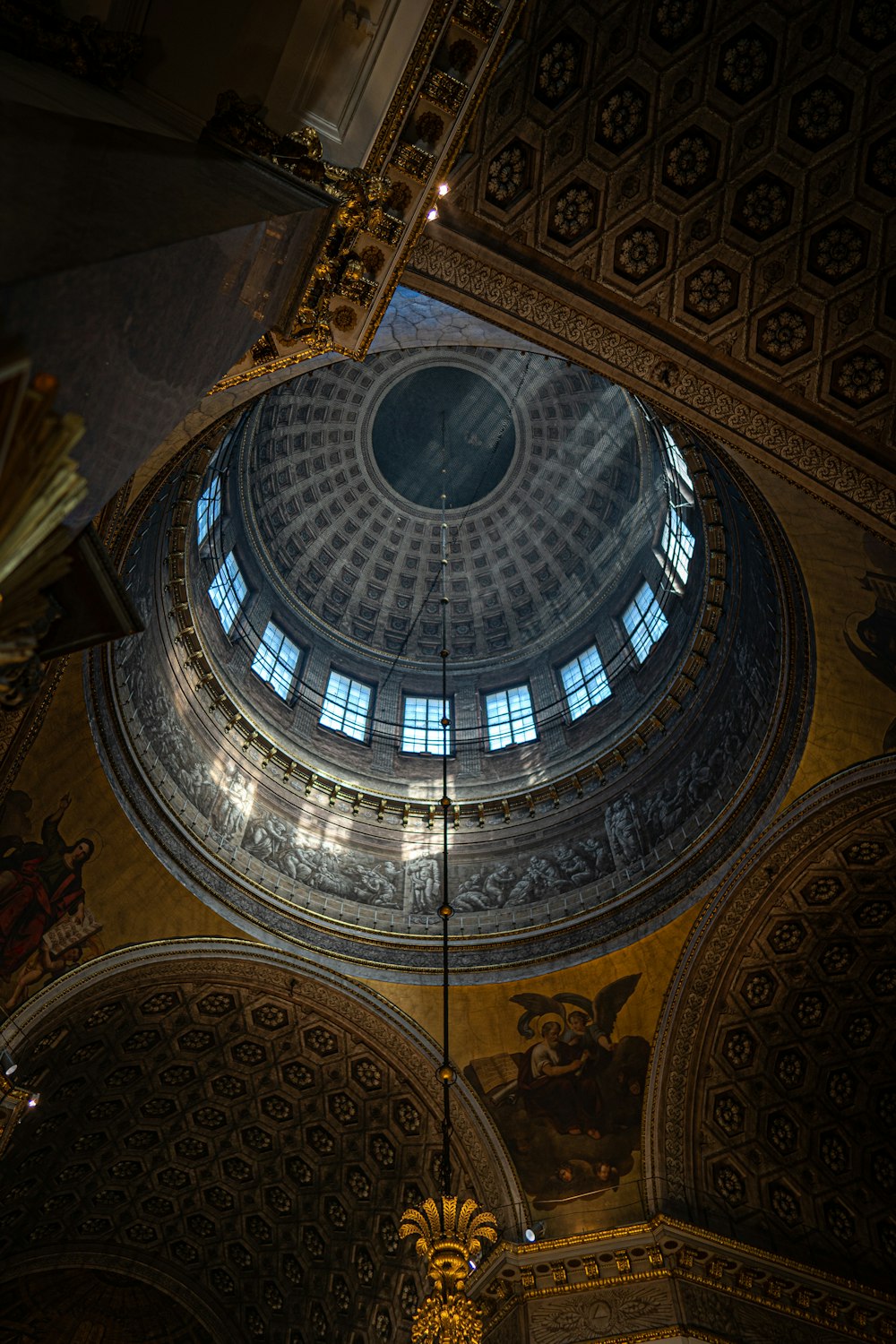 low angle photography of dome building